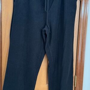 Old Navy Unisex Black Fleece Fuzzy Pajama Pants Sweatpants Lounge Pants